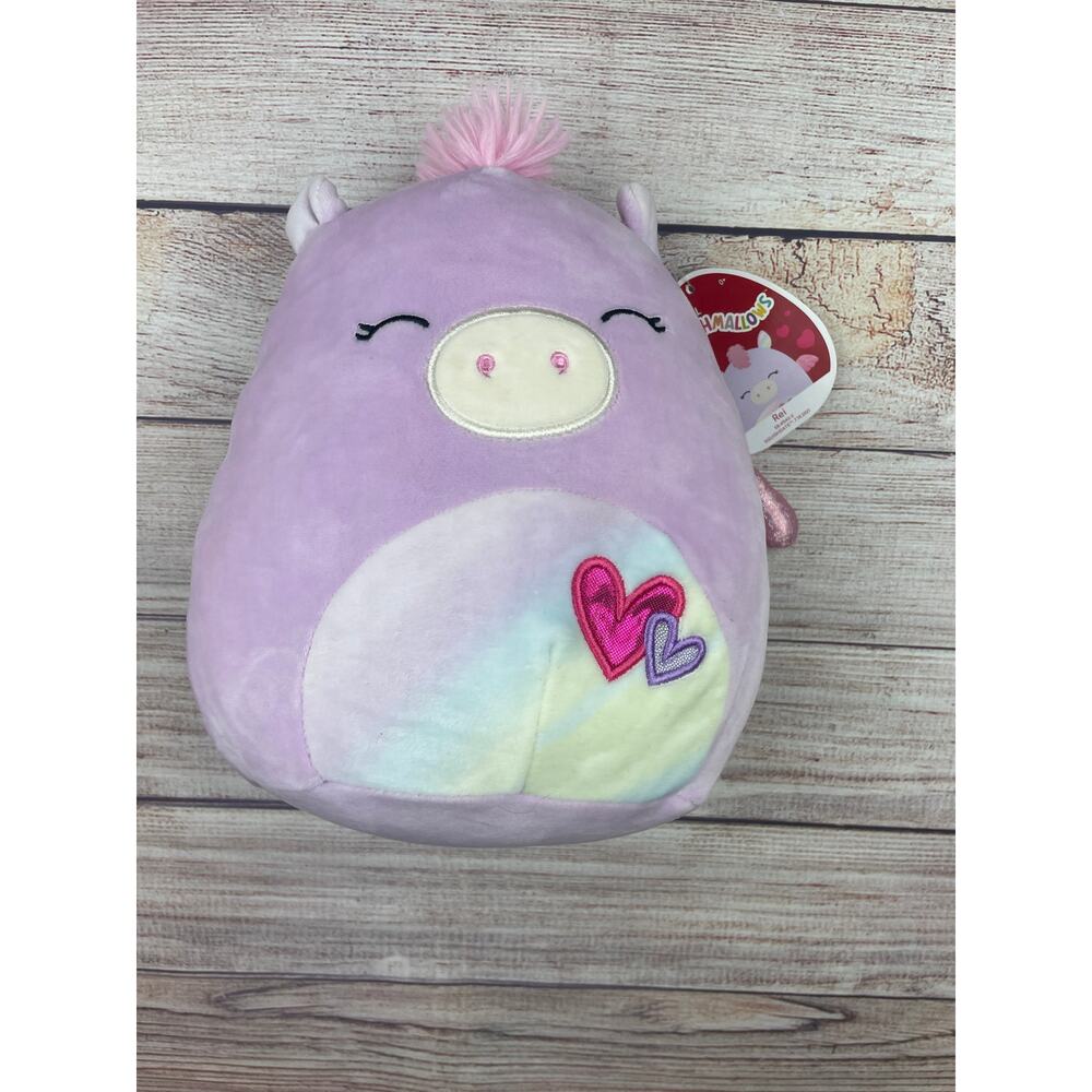 NWT Squishmallow Rei Purple Pegasus  10"